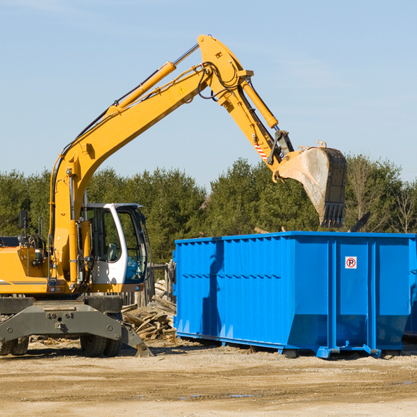 what size residential dumpster rentals are available in Owls Head ME